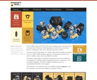 Dependodrain.com(Plastic Drain Valves) Screenshot