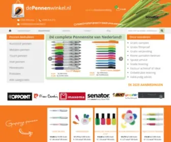 Depennenwinkel.nl(Goedkoop pennen bedrukken van goede kwaliteit) Screenshot