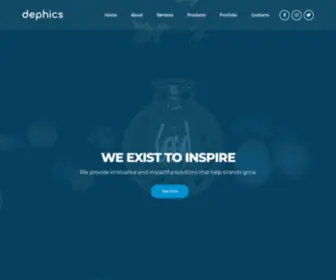 Dephics.com(Exist to inspire) Screenshot