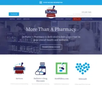 Depietropharmacy.com(DePietro's Pharmacy) Screenshot