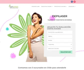 Depilaser.cl(Centros de Estética y Salud en Chile) Screenshot