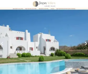 Depisvillas.com(Depis Villas Naxos) Screenshot