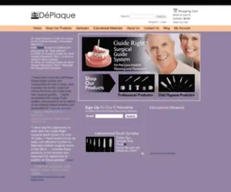 Deplaque.com(Oral Hygiene Products) Screenshot