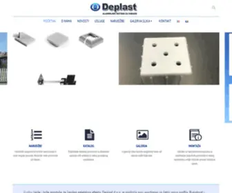 Deplast.ba(Aluminijski sistemi za ograde) Screenshot