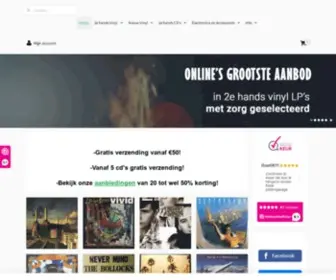 Deplatengarage.nl(Online Recordstore) Screenshot