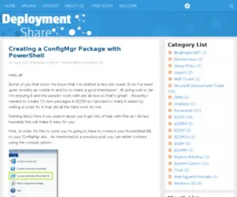 Deploymentshare.com(Microsoft focussed IT Blog) Screenshot