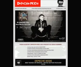 Depmode.com(Depeche Mode) Screenshot