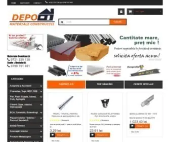Depo-Materiale-Constructii.ro(Magazin Depo Materiale Constructii Ieftine) Screenshot