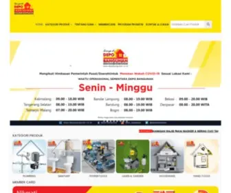 Depobangunan.co.id(Depo Bangunan) Screenshot