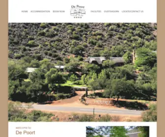 Depoort.co.za(Self Catering Oudtshoorn) Screenshot