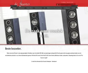 Depoorter-Audio.be(De Poorter Hi) Screenshot