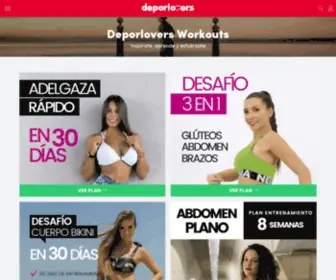 Deporlovers.com(Entrena con los mejores profesionales y atletas del deporte) Screenshot