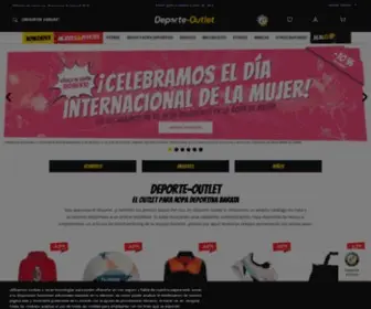 Deporte-Outlet.es(Tu outlet para ropa deportiva barata) Screenshot