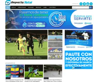 Deporte-Total.com(Deporte Total) Screenshot