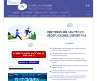 Deporteasturiano.org(Deporte Asturiano) Screenshot