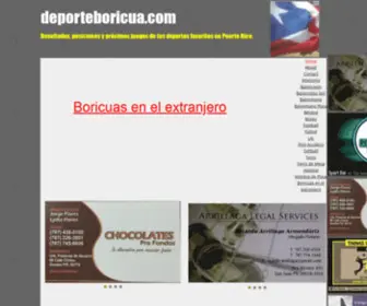 Deporteboricua.com(Resultados) Screenshot