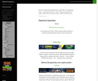 Deportesapuestas.es(Deportivas) Screenshot