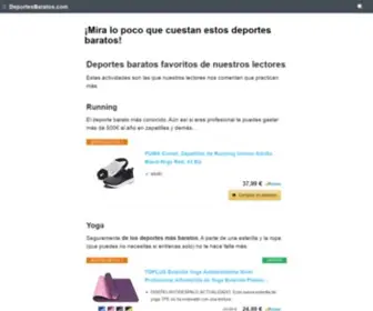 Deportesbaratos.com(Deportes Baratos) Screenshot