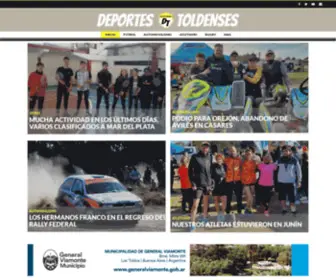 Deportestoldenses.com.ar(Deportes Toldenses) Screenshot