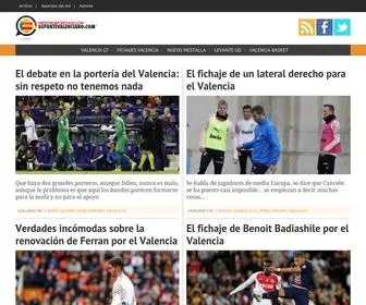 Deportevalenciano.com(Noticias deporte valenciano) Screenshot