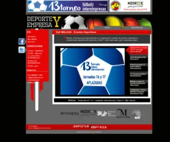 Deporteyempresa.com(Competiciones para empresas de fútbol 7) Screenshot