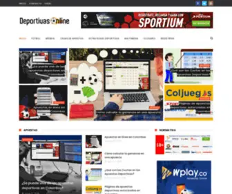 Deportivas.com.co(Deportivas Online) Screenshot