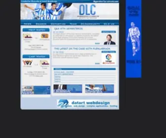 Deportivo-LA-Coruna.com(The International Depor Website and Official Fanclub) Screenshot