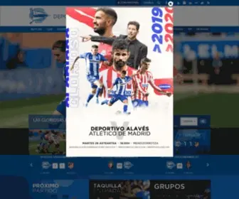 Deportivoalaves.com(Deportivo Alavés) Screenshot
