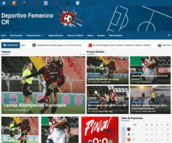 Deportivofemenino.com(Deportivo Femenino CR) Screenshot