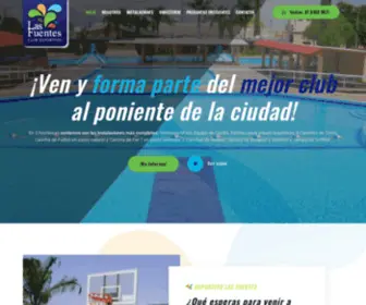 Deportivolasfuentes.com.mx(Club Deportivo) Screenshot