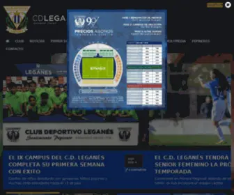 Deportivoleganes.com(Leganés) Screenshot