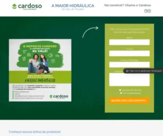 Depositocardoso.com.br(Cardoso, Casa e Contrução) Screenshot