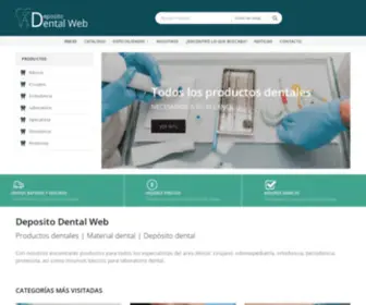 Depositodentalweb.com(Material Dental) Screenshot