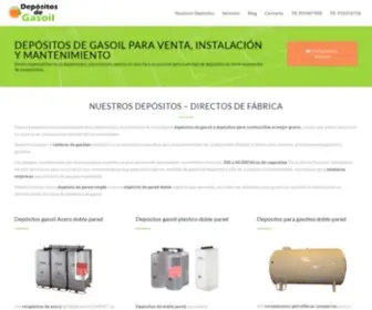 Depositosdegasoil.com(Depósitos de Gasoil) Screenshot