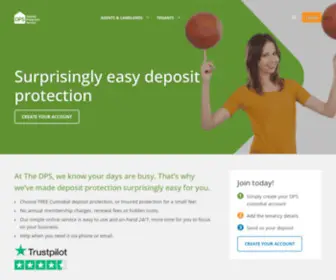 Depositprotection.com(Surprisingly easy deposit protection) Screenshot