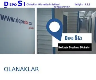 Deposize.com(Ankara eşya depolama) Screenshot