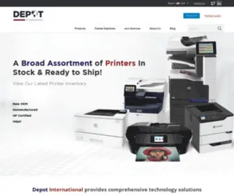 Depot-America.com(Your Printer Parts Source for HP & Lexmark) Screenshot