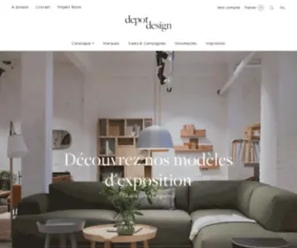 Depot-Design.eu(2000m² de mobilier design et décoration au prix juste) Screenshot