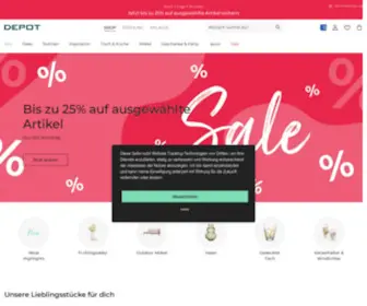 Depot-Online.de(DEPOT Onlineshop) Screenshot