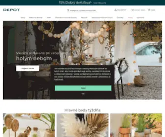 Depot-Online.sk(DEPOT internetový obchod) Screenshot