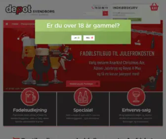 Depot-Svendborg.dk(Depot Svendborg) Screenshot