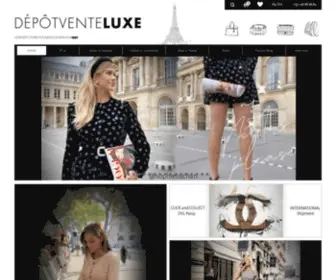 Depot-Vente-Luxe.fr(Dépôt) Screenshot