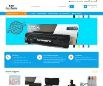 Depotoner.com(Menyediakan bermacam perlengkapan dan bahan untuk keperluan (usaha)) Screenshot