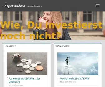 Depotstudent.de(Starte hier) Screenshot