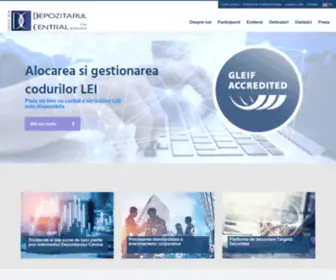 Depozitarulcentral.ro(Depozitarulcentral) Screenshot