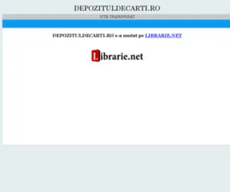 Depozituldecarti.ro(Depozitul de carti online) Screenshot