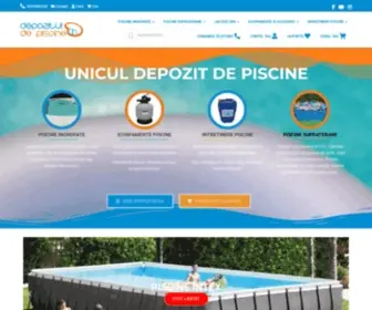 Depozituldepiscine.ro(Unicul depozit de piscine) Screenshot