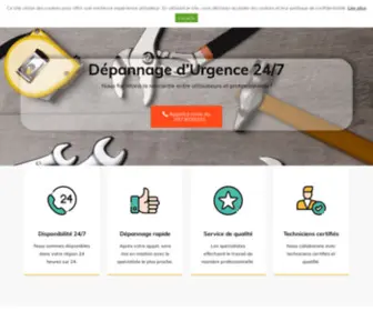 Deppanage-Urgence24.fr(Dépannage d’Urgence 24/7) Screenshot