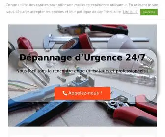 Deppanage24-7.ch(Dépannage d’Urgence 24/7) Screenshot