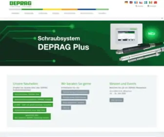 Deprag.com(Schraubtechnik) Screenshot